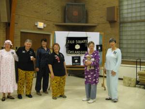 Our members and guests in their jammies